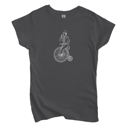 T-Shirts M / Charcoal High Spirits Society: Rusted Work Women's Tee