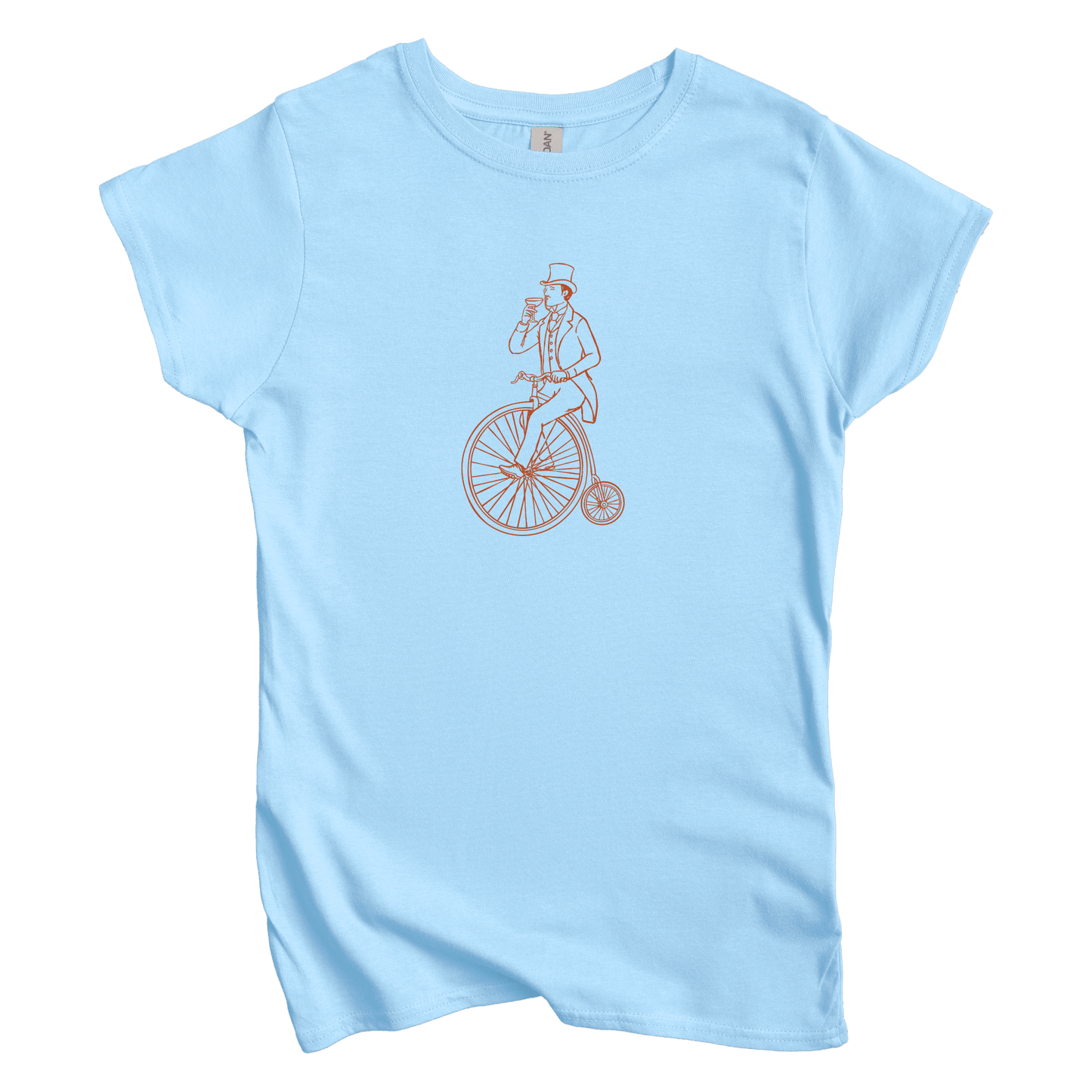 T-Shirts S / Light Blue High Spirits Society: Rusted Work Women's Tee