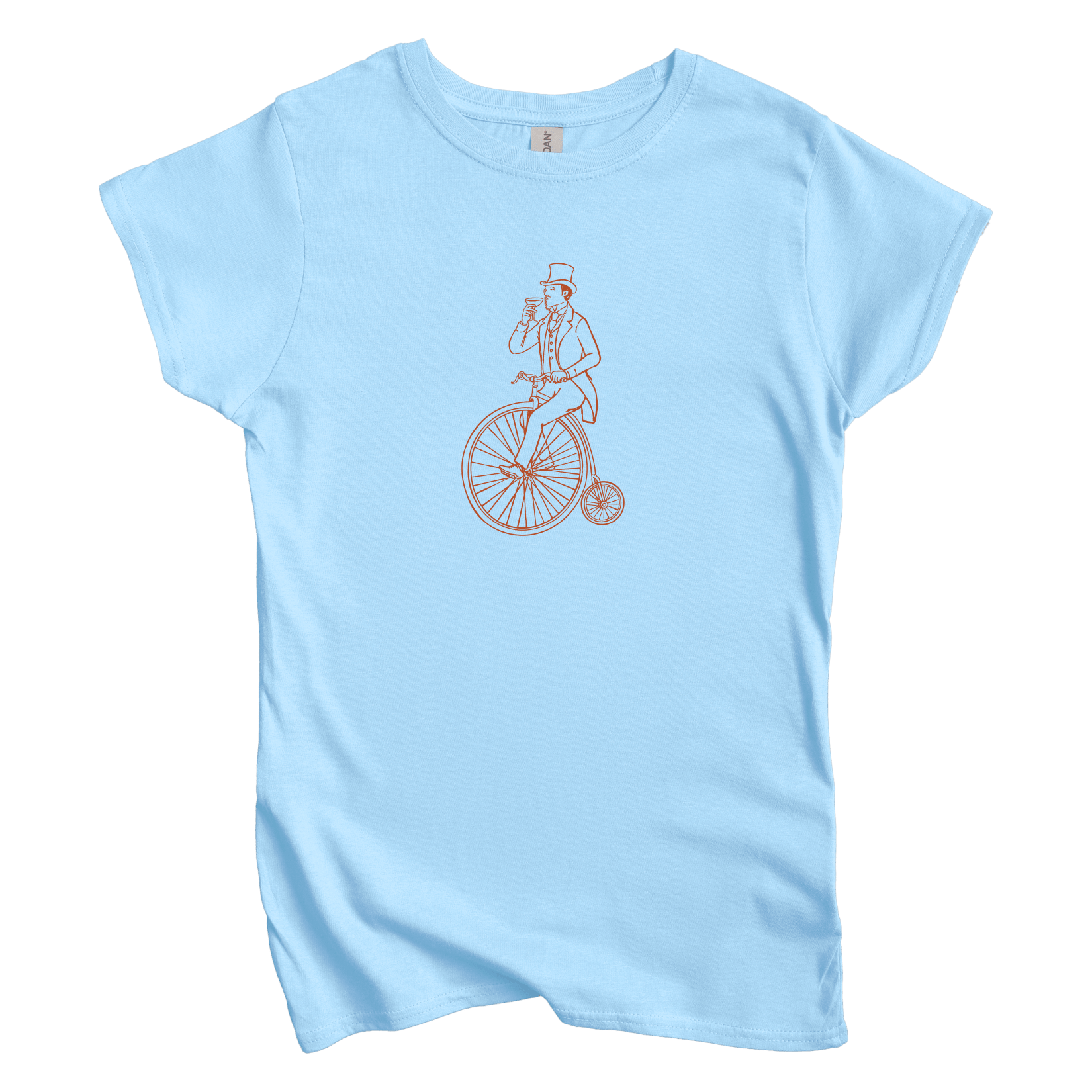 T-Shirts S / Light Blue High Spirits Society: Rusted Work Women's Tee