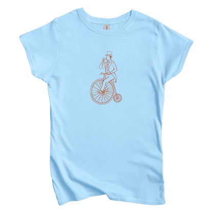 T-Shirts S / Light Blue High Spirits Society: Rusted Work Women's Tee