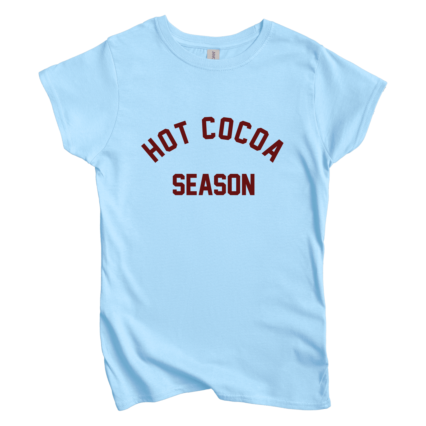 T-Shirt S / Light Blue Hot Cocoa Season Women's Tee