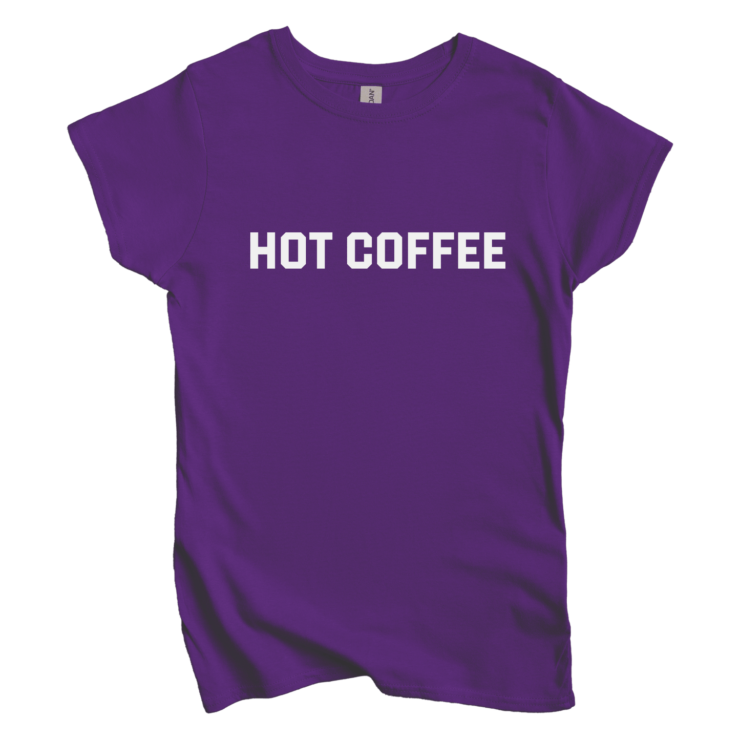 T-Shirt L / Purple Hot Coffee Women's Tee