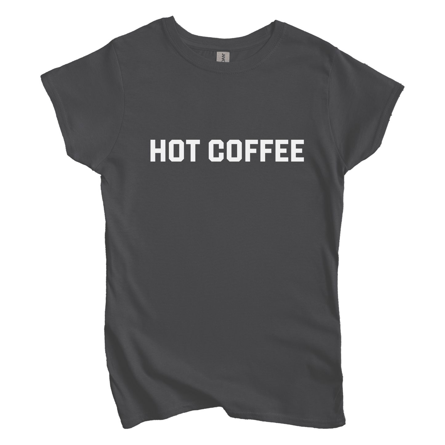 T-Shirt M / Charcoal Hot Coffee Women's Tee