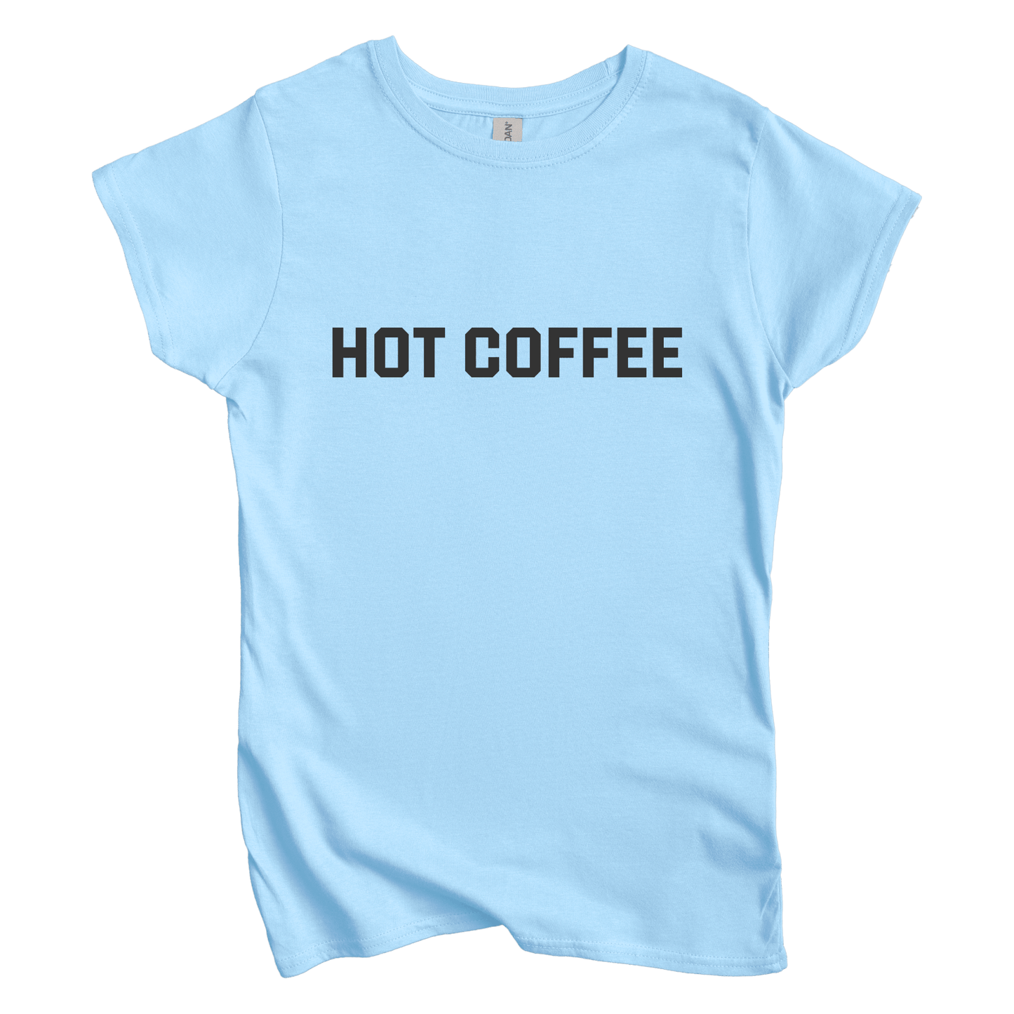 T-Shirt S / Light Blue Hot Coffee Women's Tee