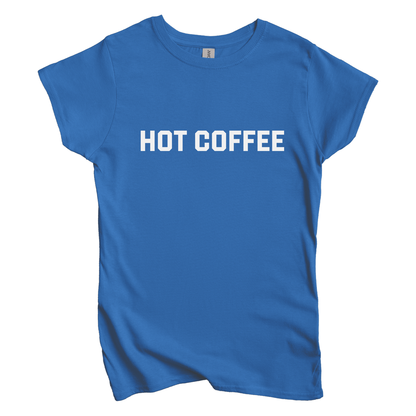 T-Shirt S / Royal Hot Coffee Women's Tee