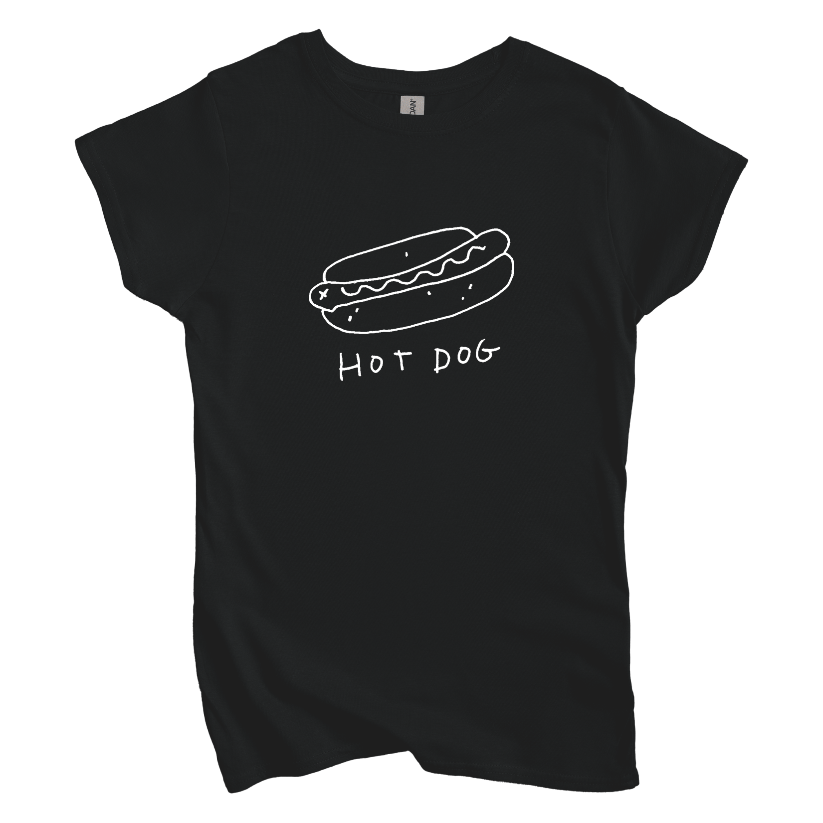 T-Shirt S / Black Hot Dog: Longoland Women's Tee