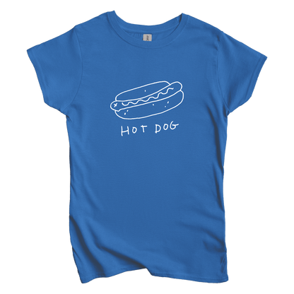 T-Shirt S / Royal Hot Dog: Longoland Women's Tee
