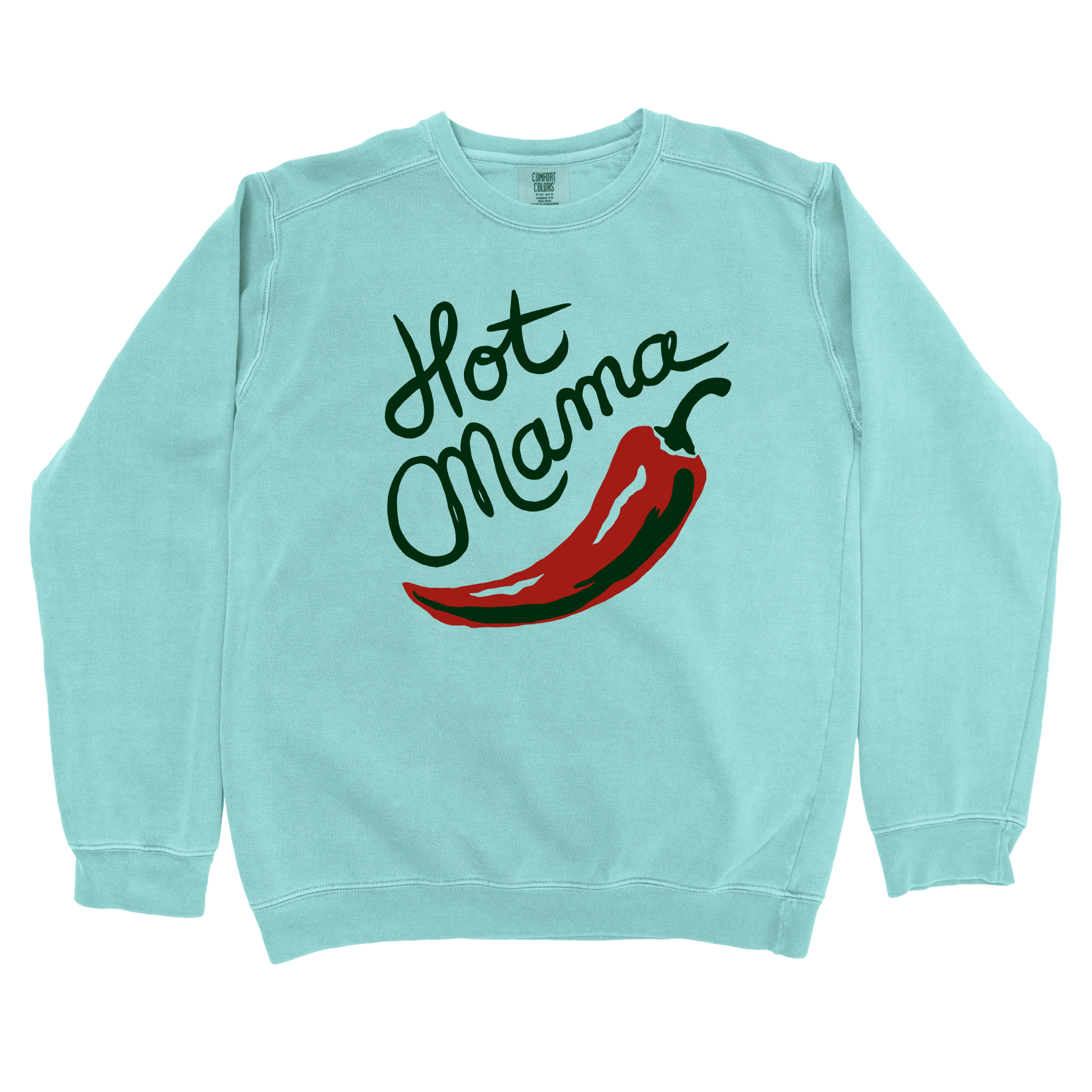 Sweatshirt Chalky Mint / S Hot Mama Sweatshirt