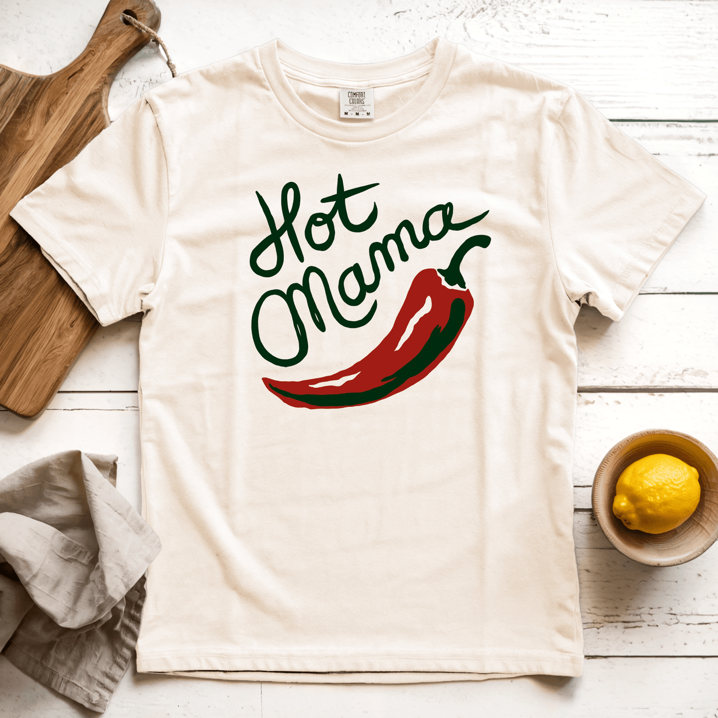 T-Shirt Ivory / S Hot Mama
