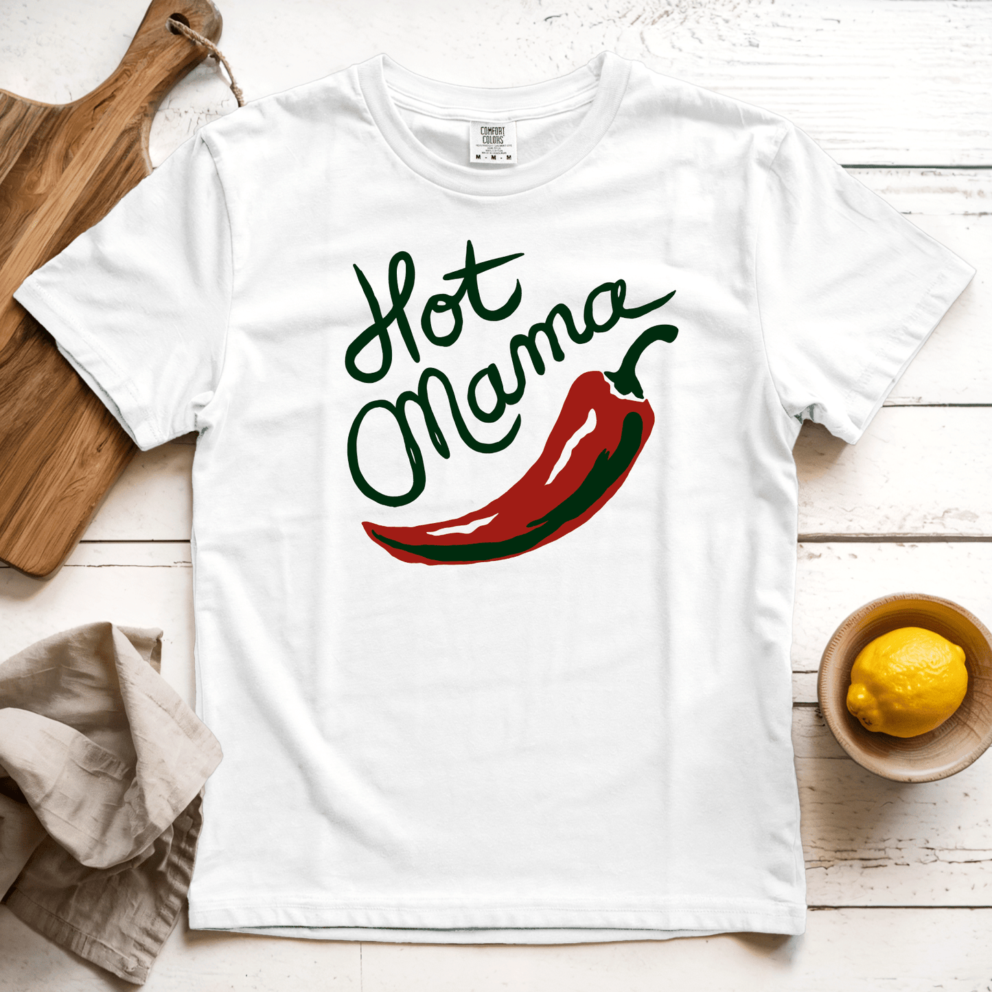 T-Shirt White / S Hot Mama