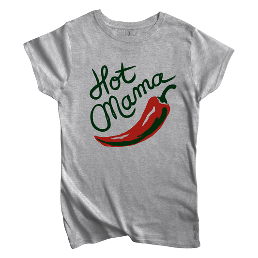T-Shirt S / Sport Grey Hot Mama Women's Tee