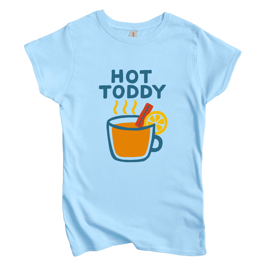 T-Shirt S / Light Blue Hot Toddy  Women's Tee