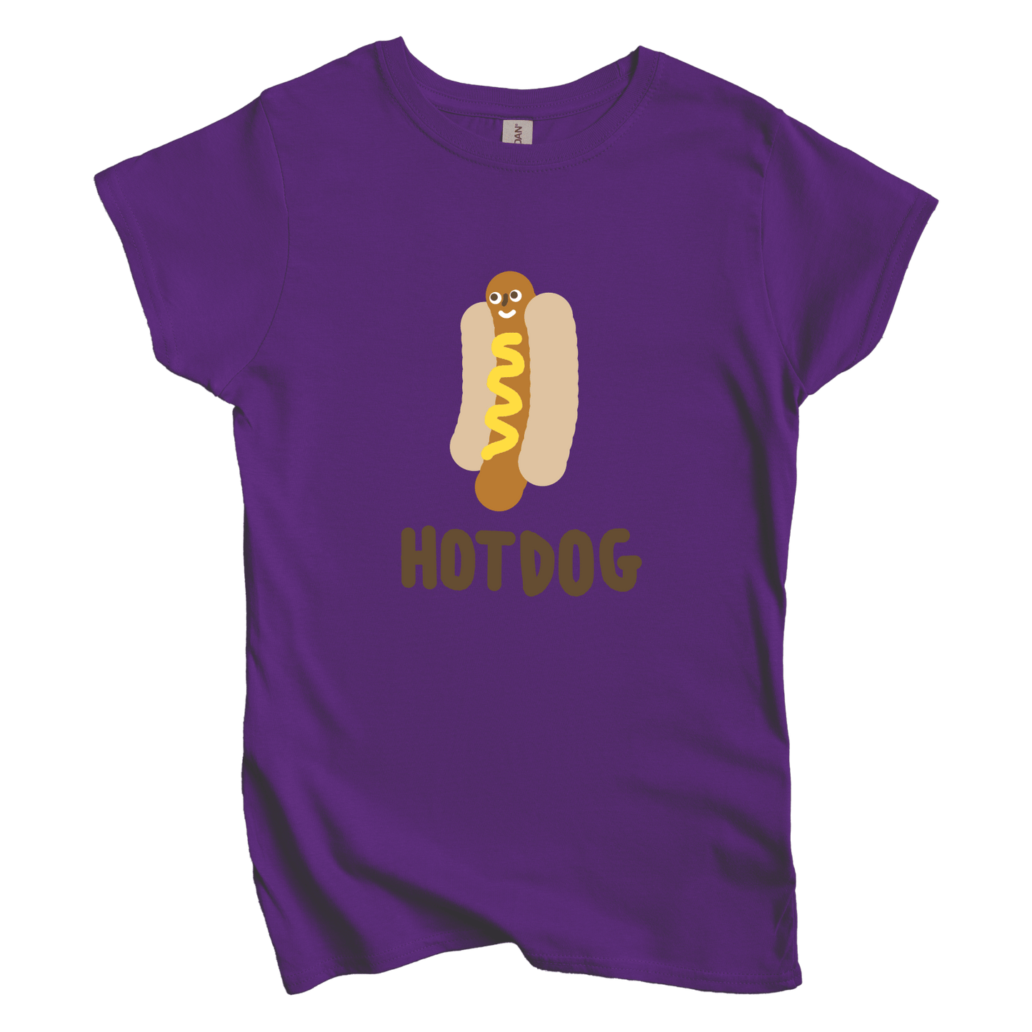 T-Shirt L / Purple Hotdog: Longoland Women's Tee