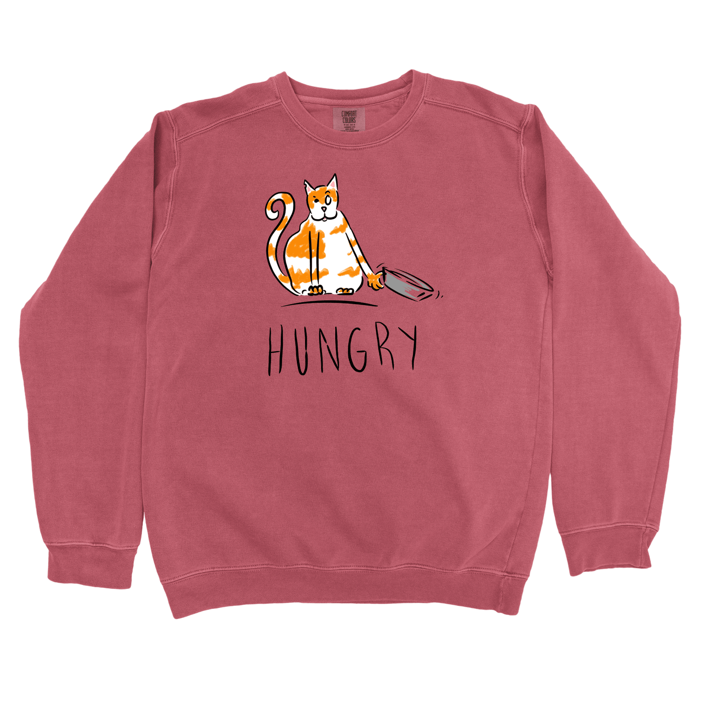 Sweatshirt Crimson / S Hungry: Micro Barbi Sweatshirt