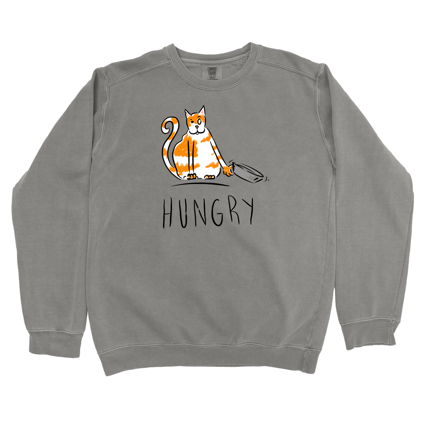 Sweatshirt Grey / S Hungry: Micro Barbi Sweatshirt