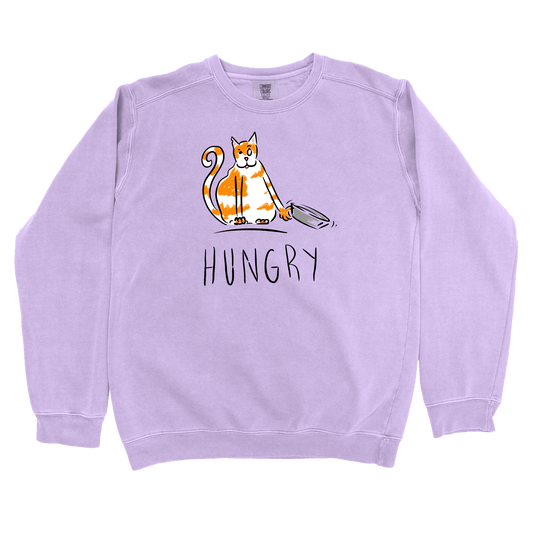 Sweatshirt Orchid / S Hungry: Micro Barbi Sweatshirt
