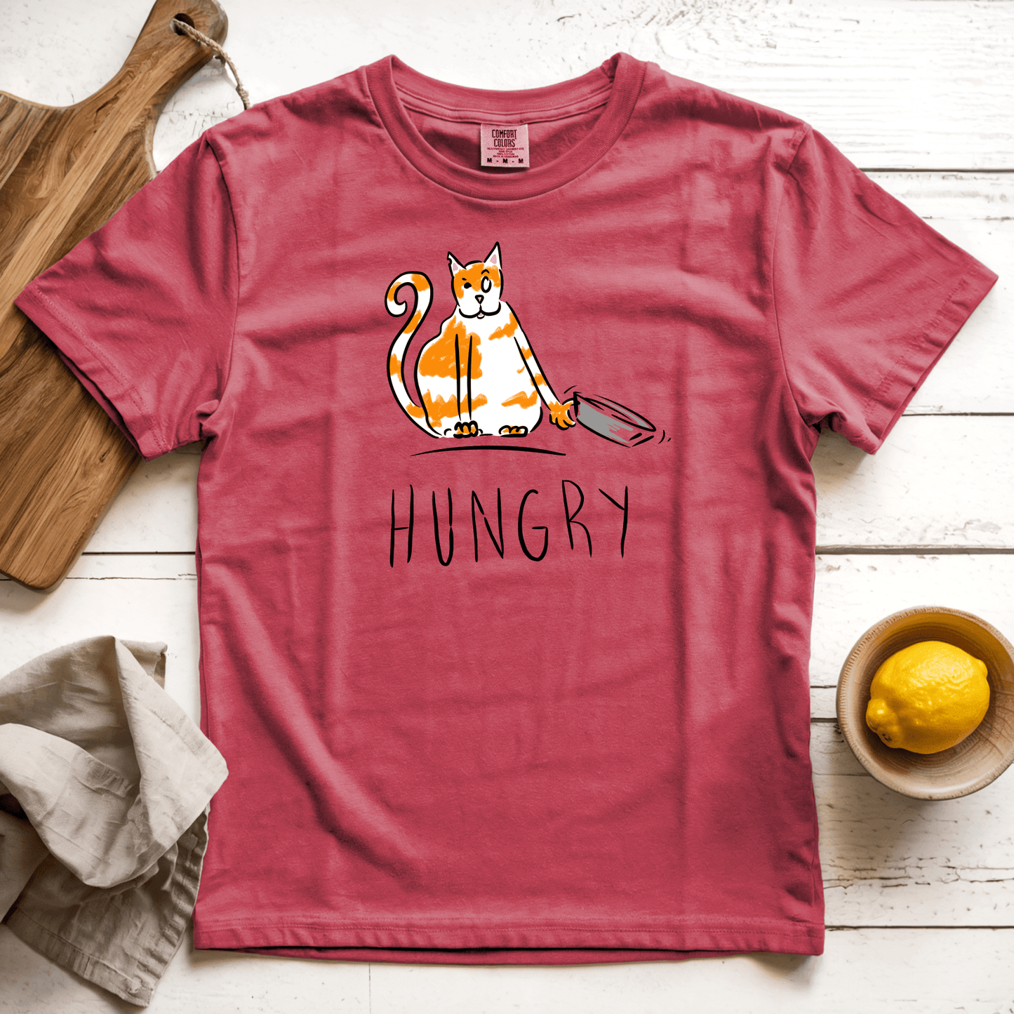 T-Shirt Crimson / S Hungry: Micro Barbi