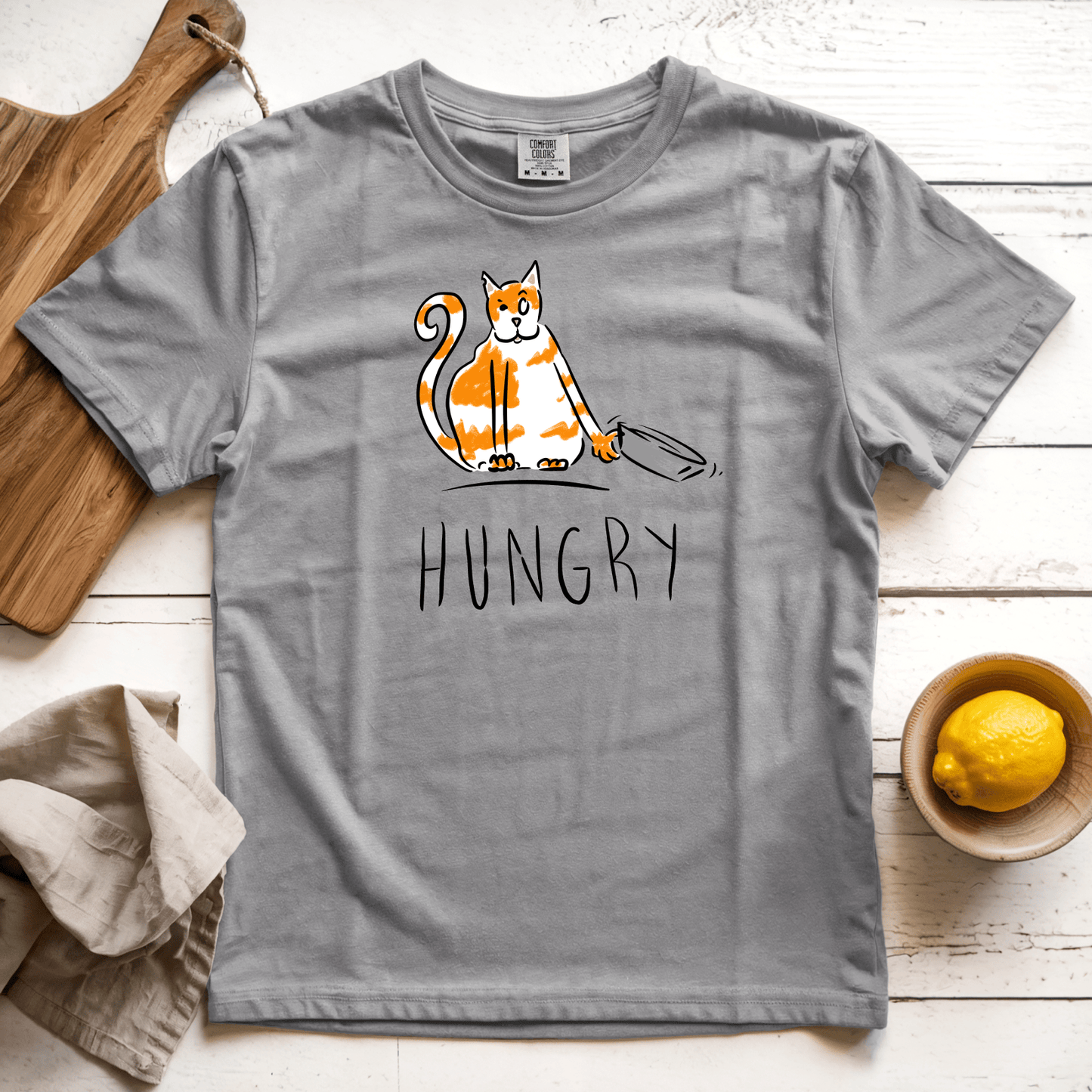 T-Shirt Grey / S Hungry: Micro Barbi