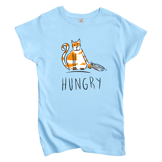 T-Shirt S / Light Blue Hungry: Micro Barbi Women's Tee