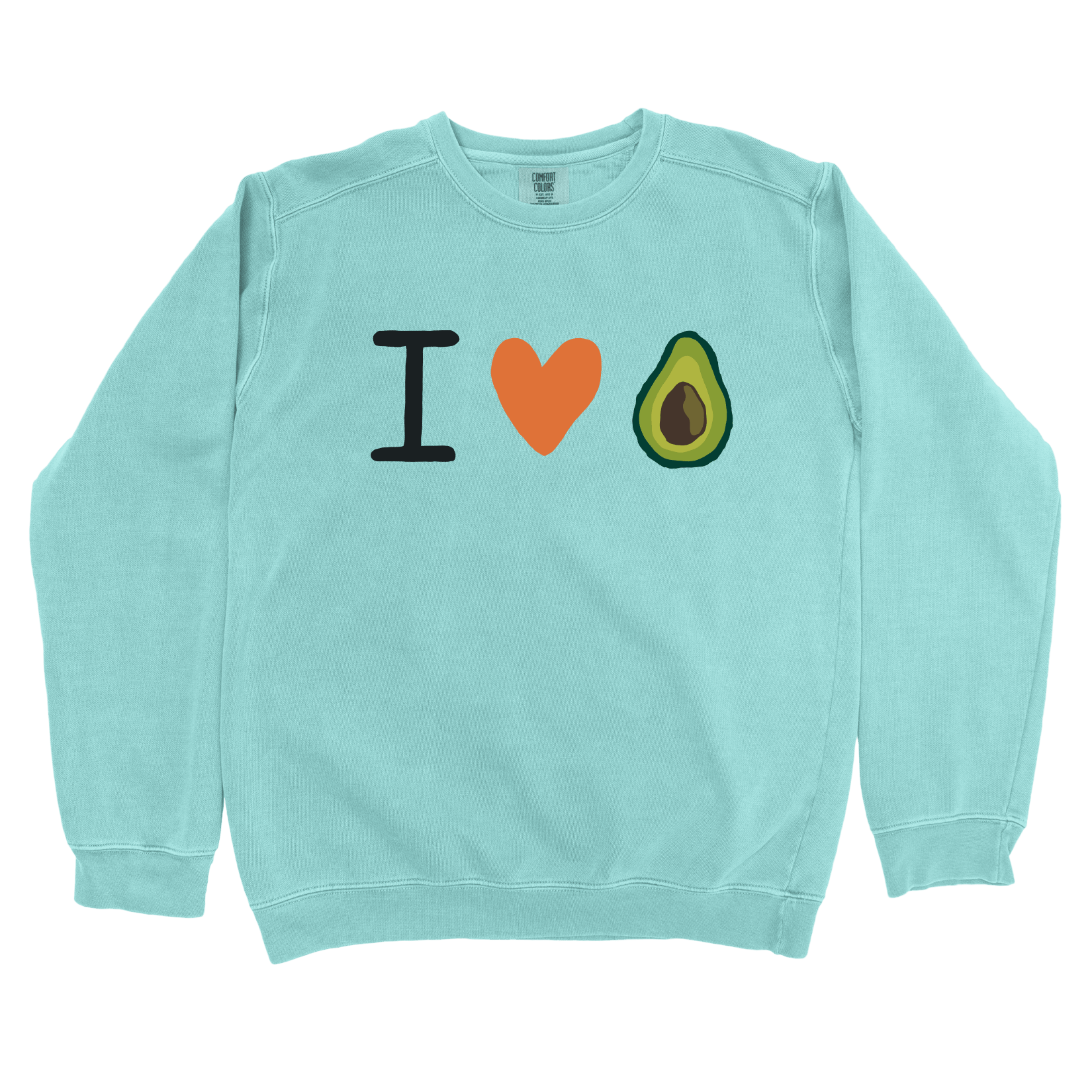 Sweatshirt Chalky Mint / S I Love Avocado Sweatshirt