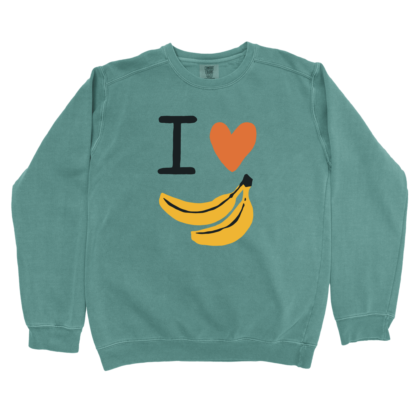 Sweatshirt Blue Spruce / S I Love Bananas Sweatshirt