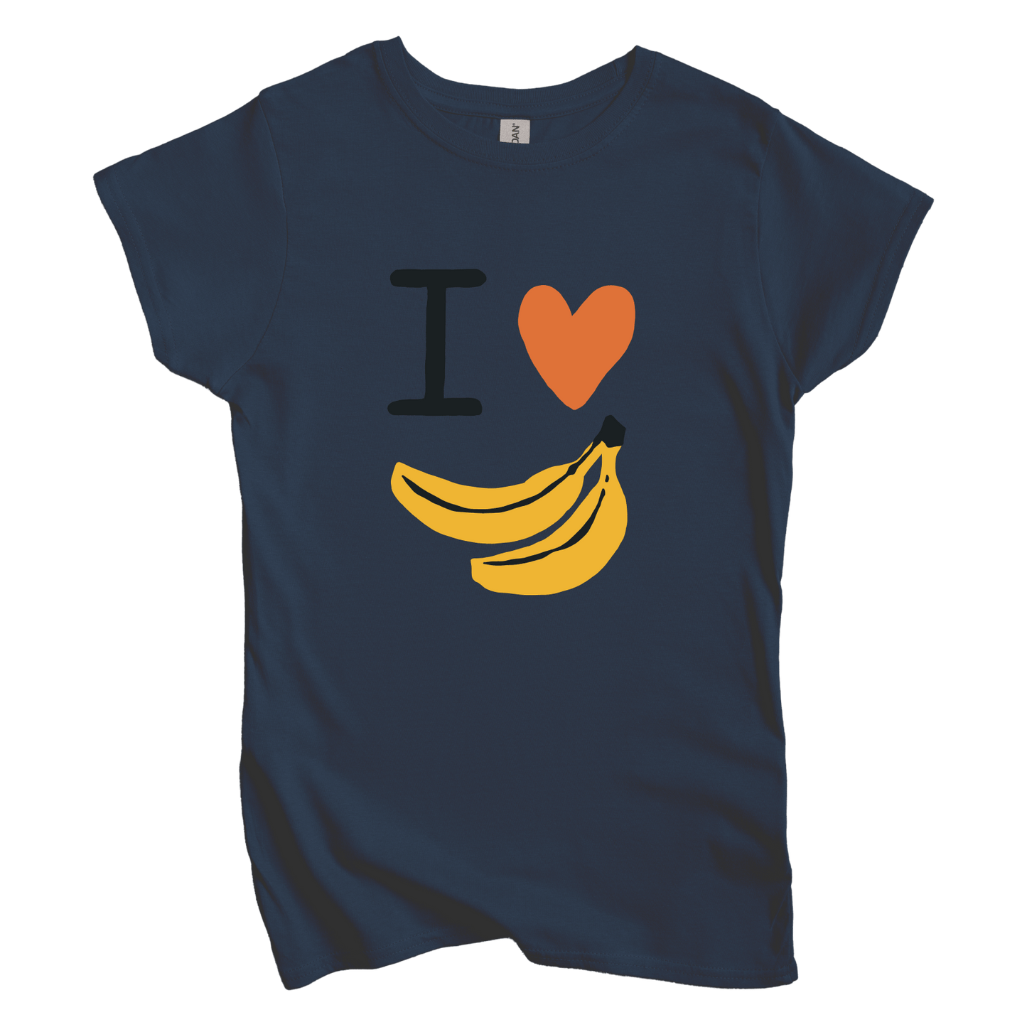 T-Shirt Navy / S I Love Bananas Women's Tee