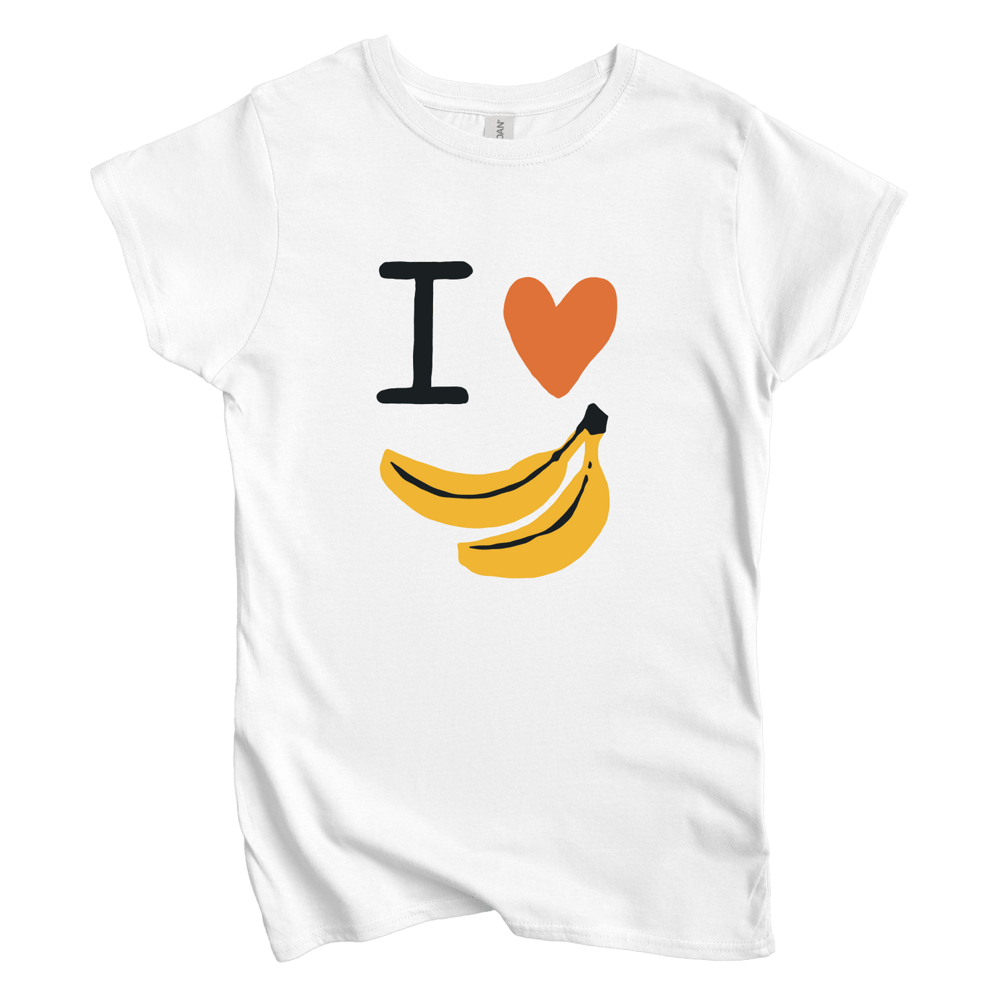 T-Shirt White / S I Love Bananas Women's Tee