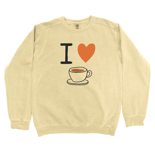 Sweatshirt Butter / S I Love Coffee Sweatshirt