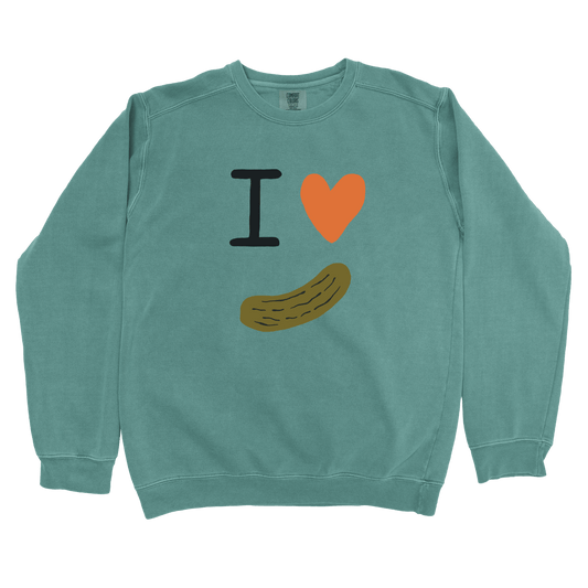 Sweatshirt Blue Spruce / S I Love Pickles Sweatshirt