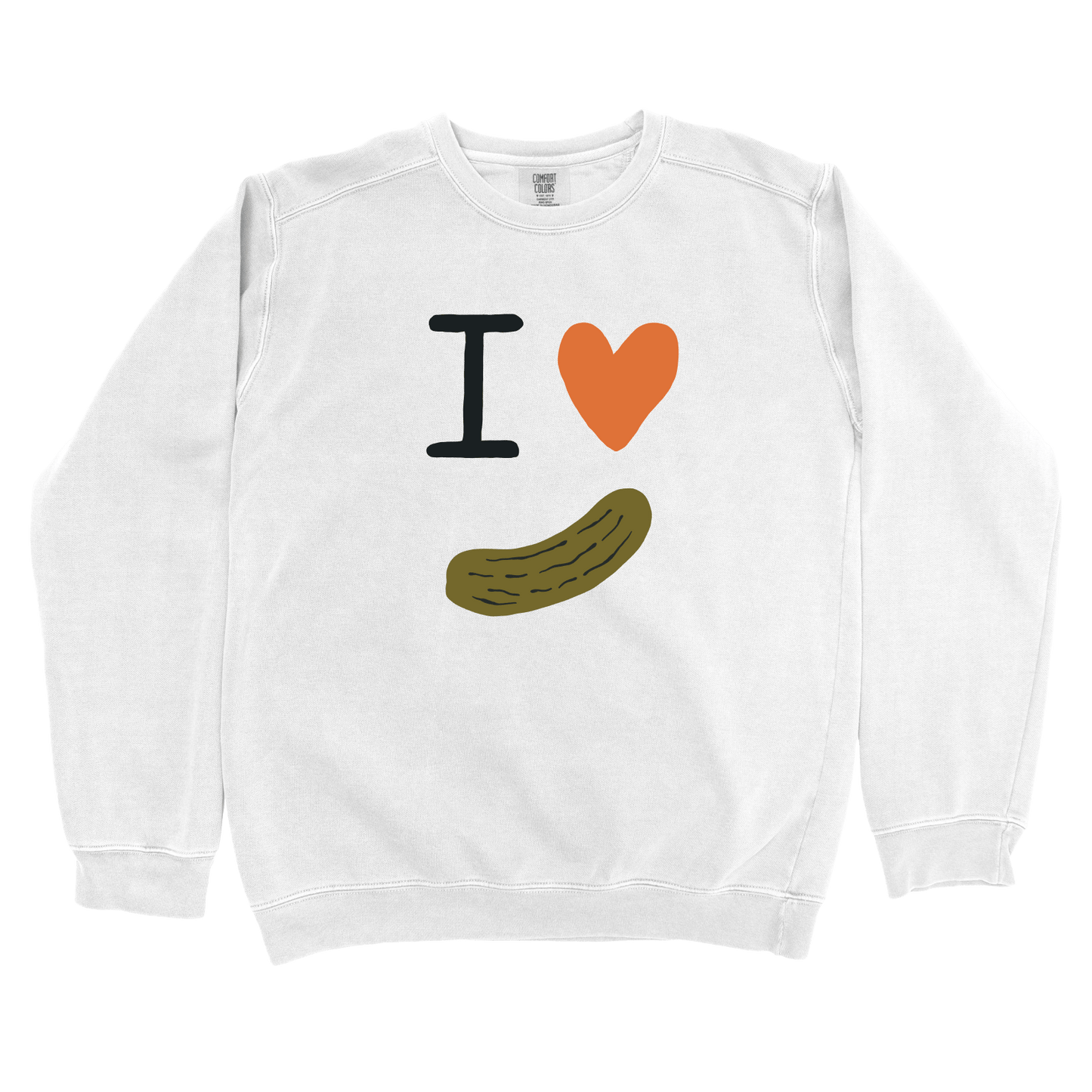 Sweatshirt White / S I Love Pickles Sweatshirt