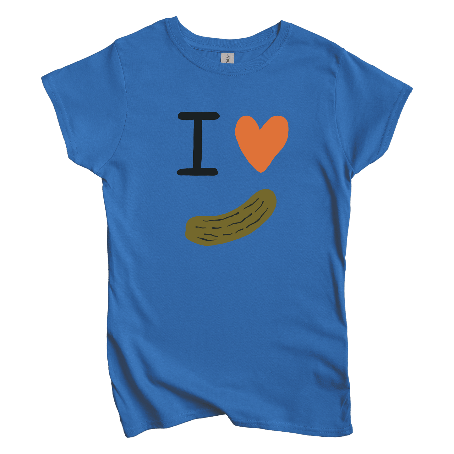 T-Shirt S / Royal I Love Pickles Women's Tee
