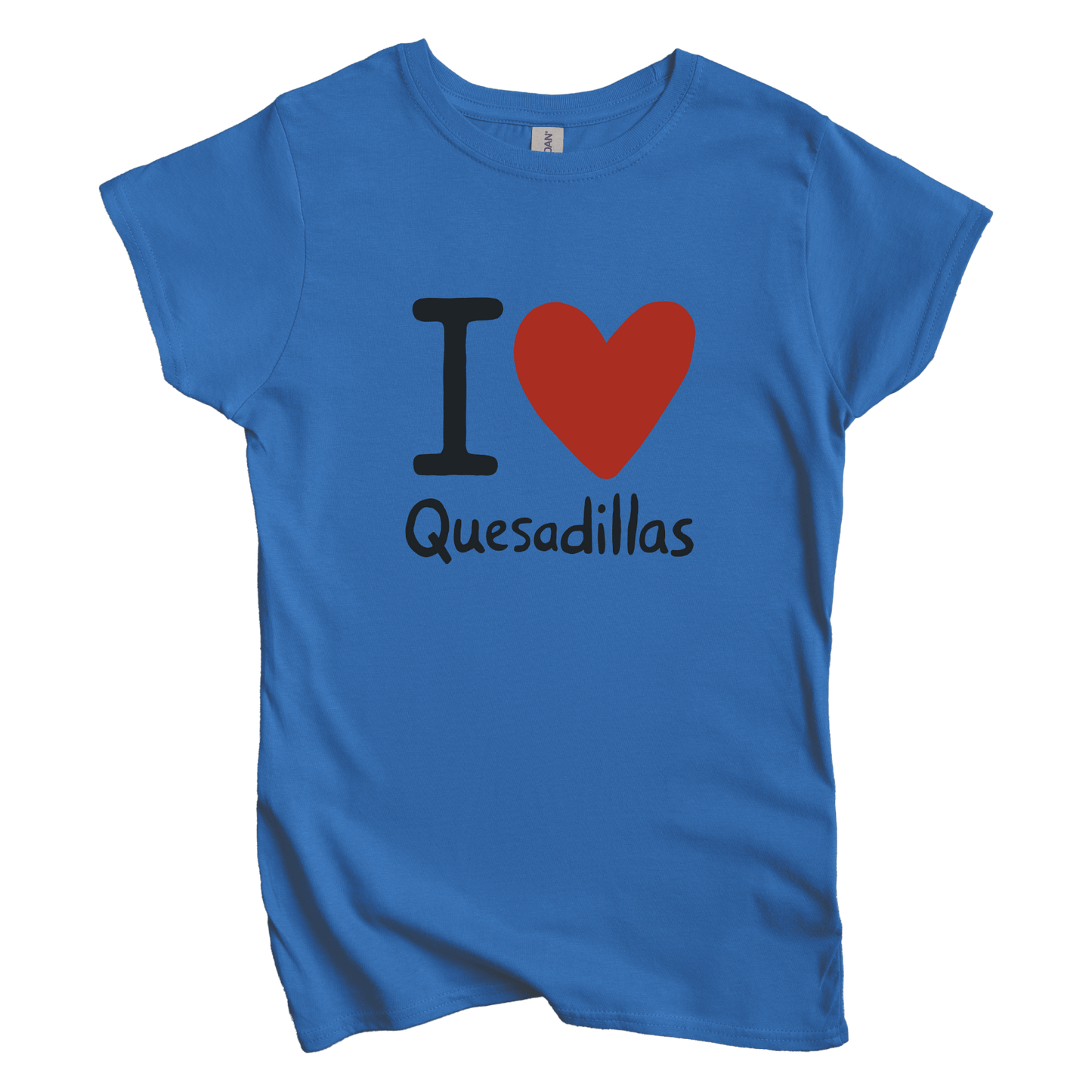 T-Shirt S / Royal I Love Quesadillas Women's Tee