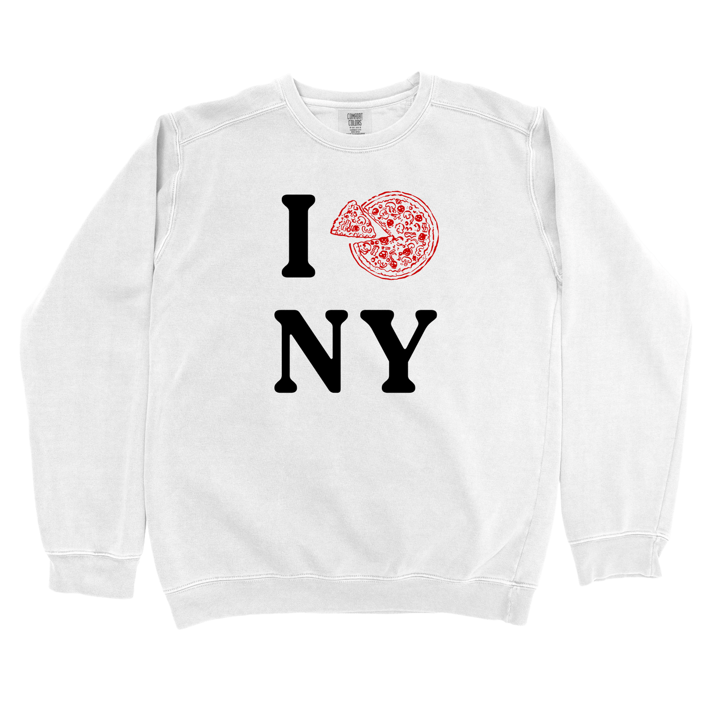 Sweatshirt White / S I Pizza NY-Longoland Sweatshirt