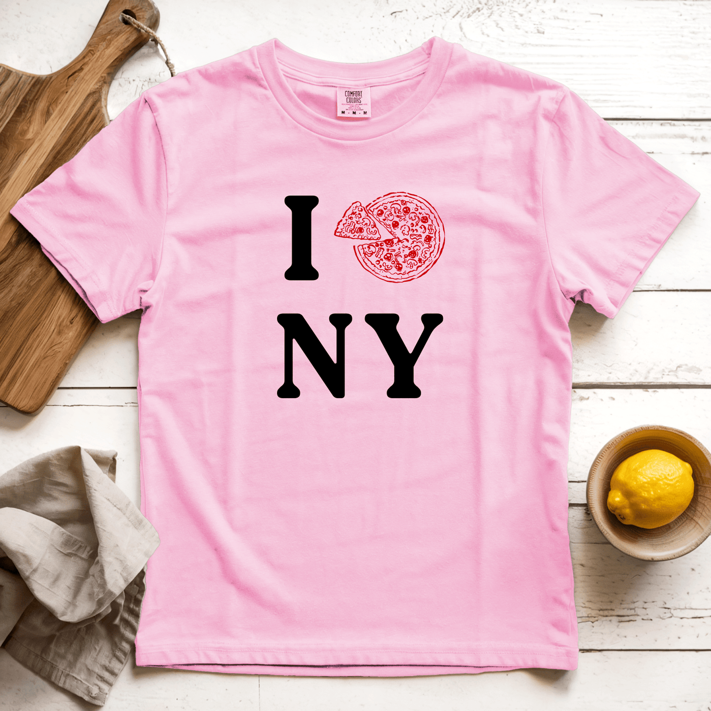 T-Shirt Blossom / S I Pizza NY-Longoland