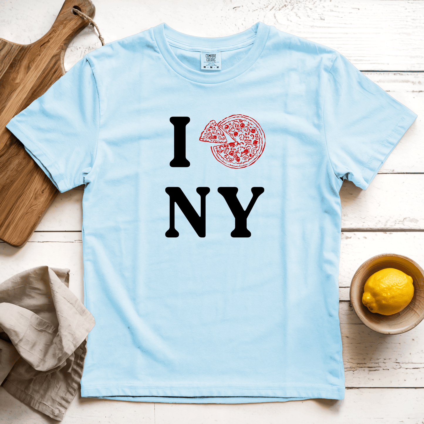 T-Shirt Chambray / S I Pizza NY-Longoland