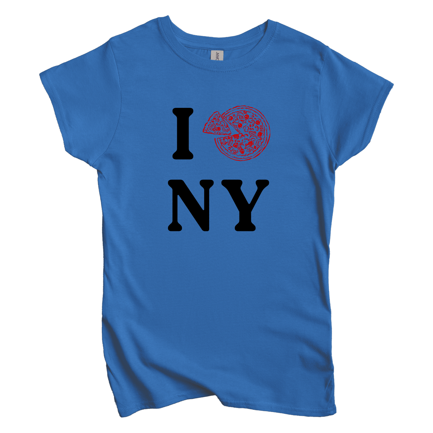 T-Shirt S / Royal I Pizza NY-Longoland Women's Tee