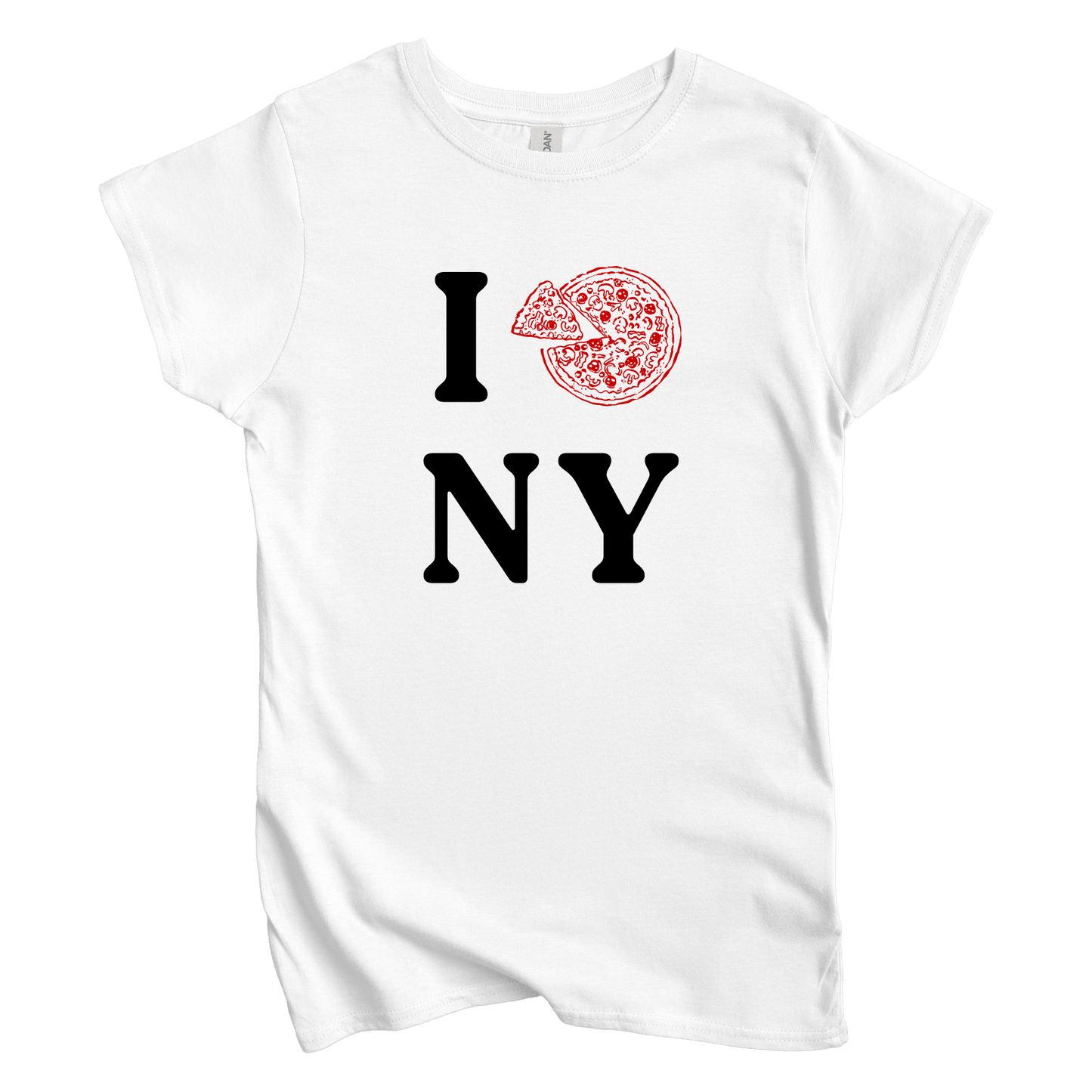 T-Shirt S / White I Pizza NY-Longoland Women's Tee