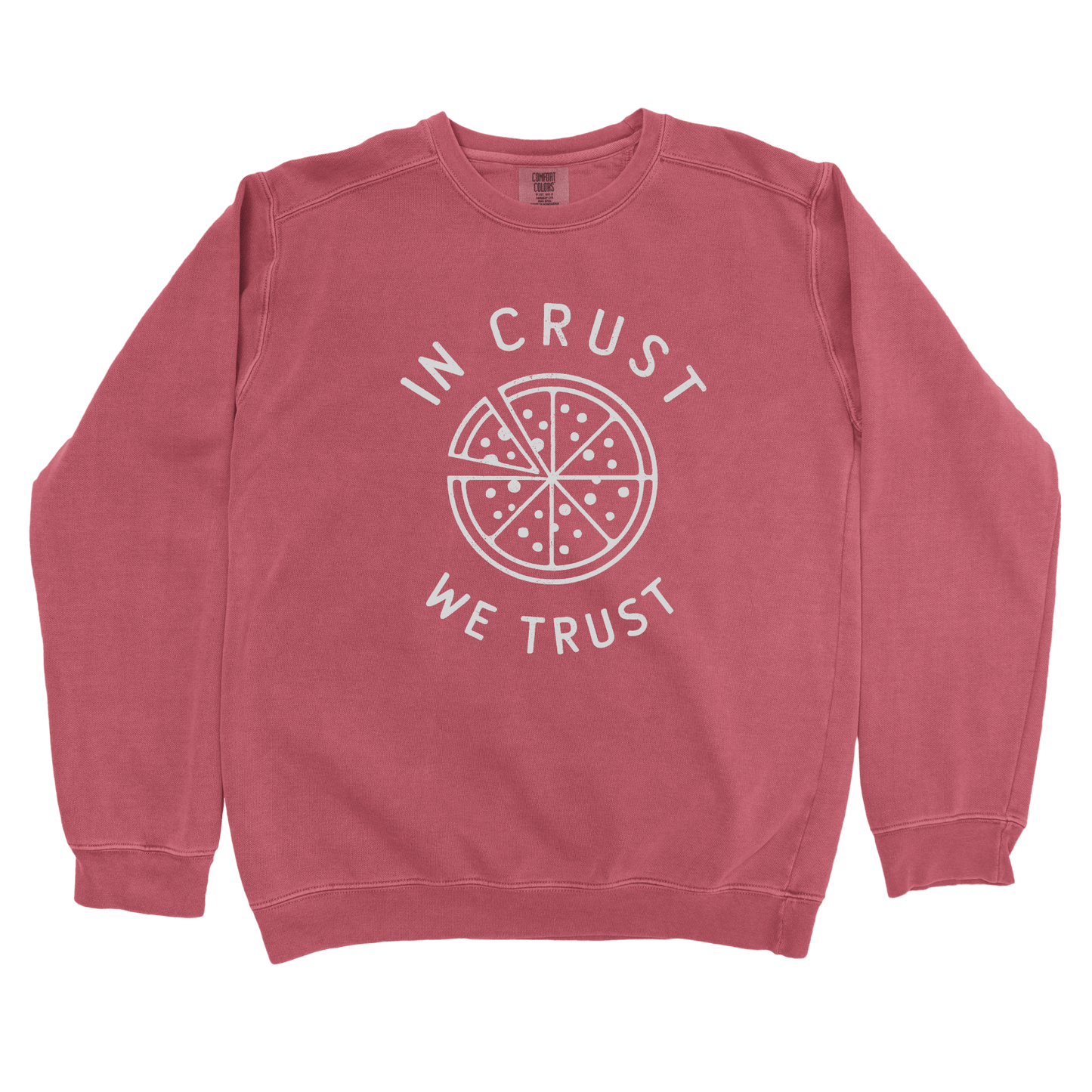 Sweatshirt Crimson / S In Crust We Trust Sweatshirt