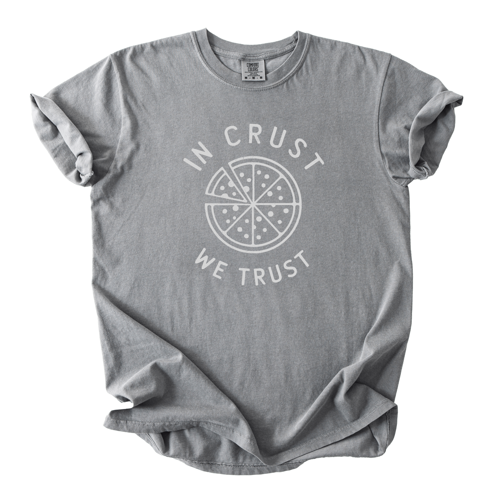 T-Shirt Grey / S In Crust we Trust