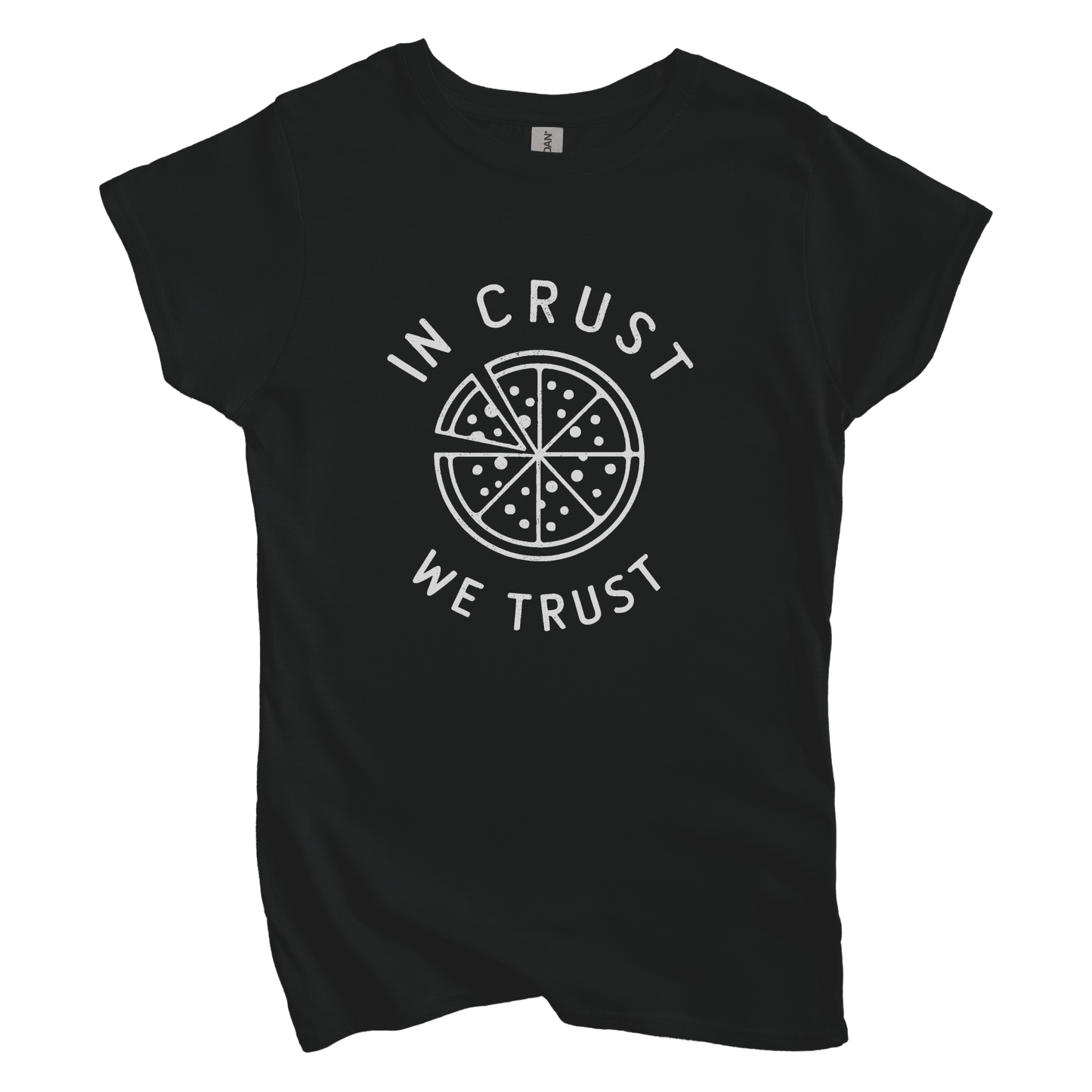 T-Shirt S / Black In Crust We Trust Women's Tee