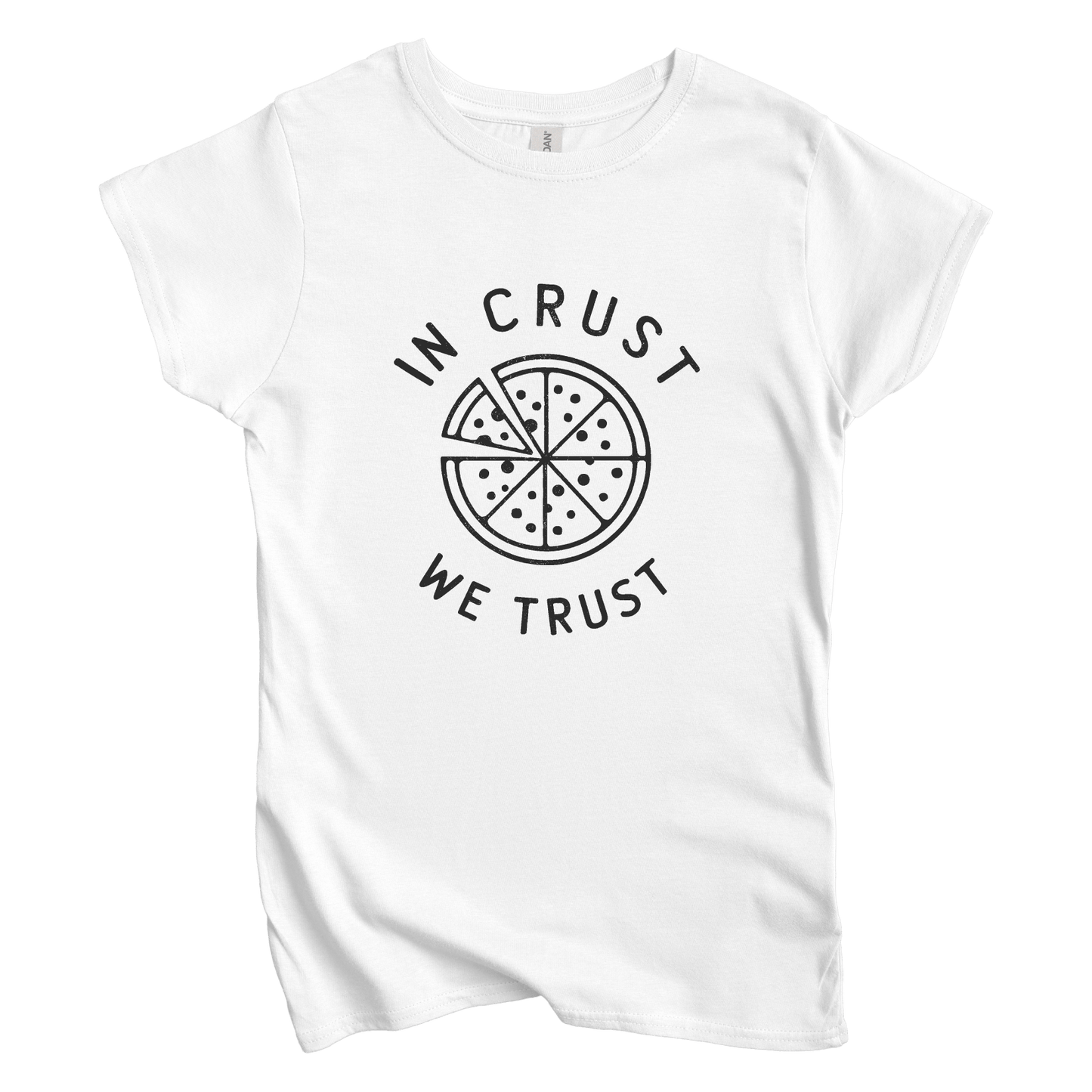 T-Shirt S / White In Crust We Trust Women's Tee