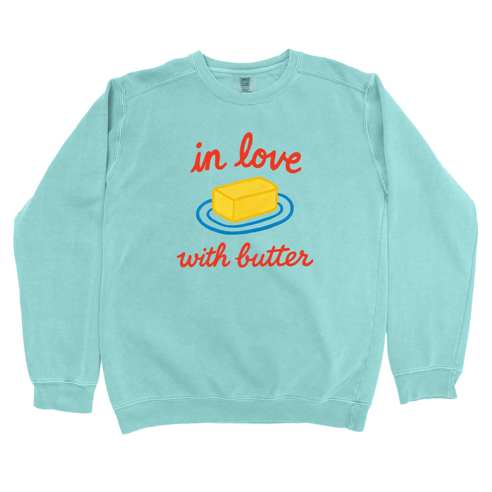 Sweatshirt Chalky Mint / S In Love with Butter Sweatshirt
