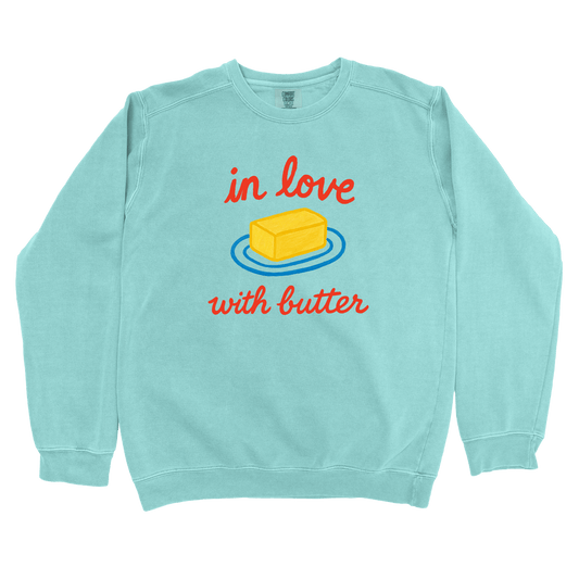 Sweatshirt Chalky Mint / S In Love with Butter Sweatshirt