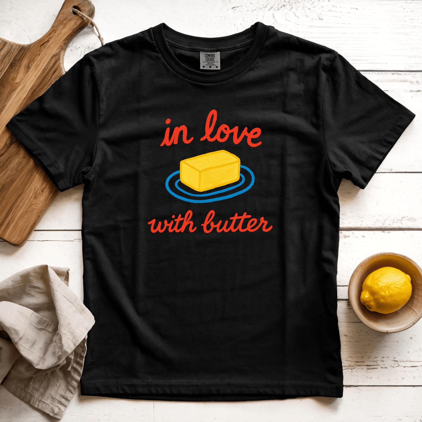 T-Shirt Black / S In Love with Butter