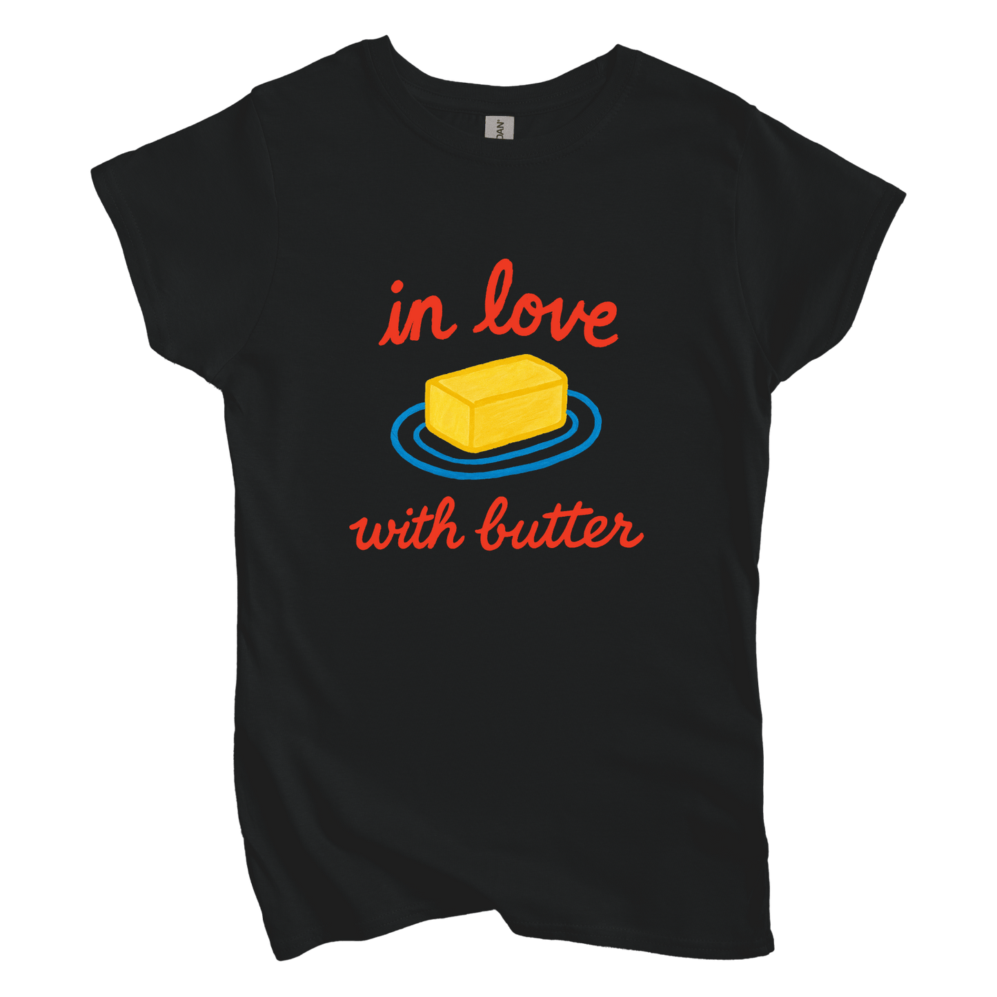 T-Shirt S / Black In Love with Butter Women's Tee