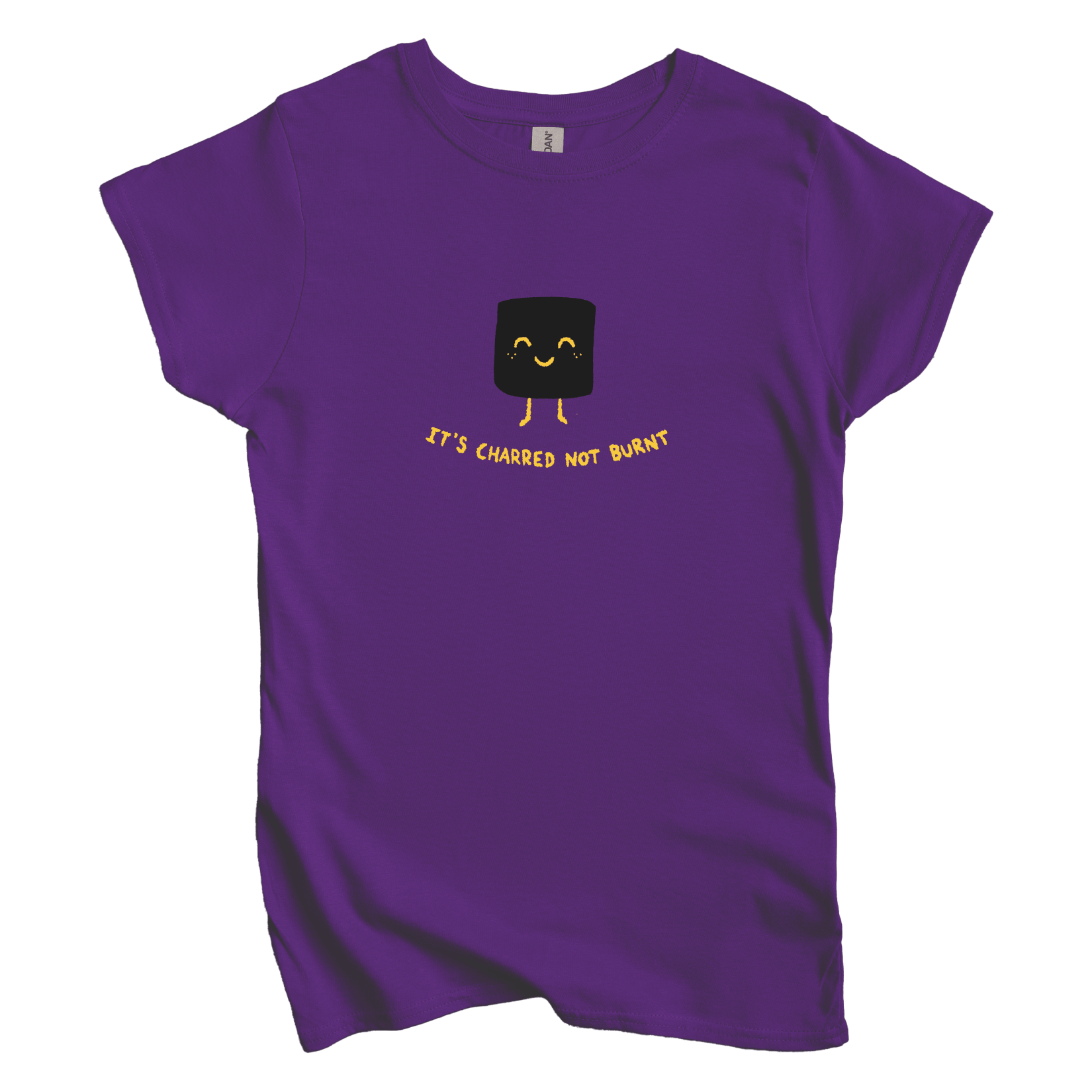 T-Shirts S / Purple It's Charred not Burnt Women's Tee