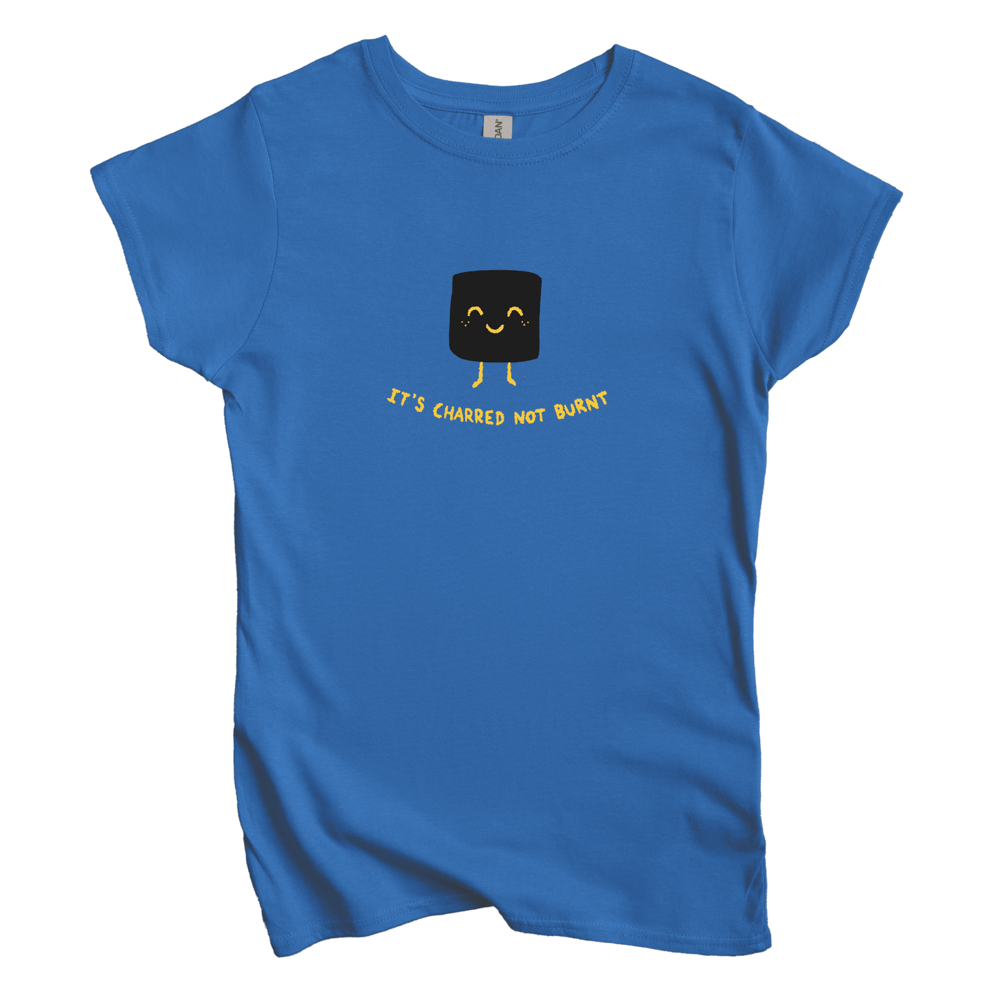 T-Shirts S / Royal It's Charred not Burnt Women's Tee