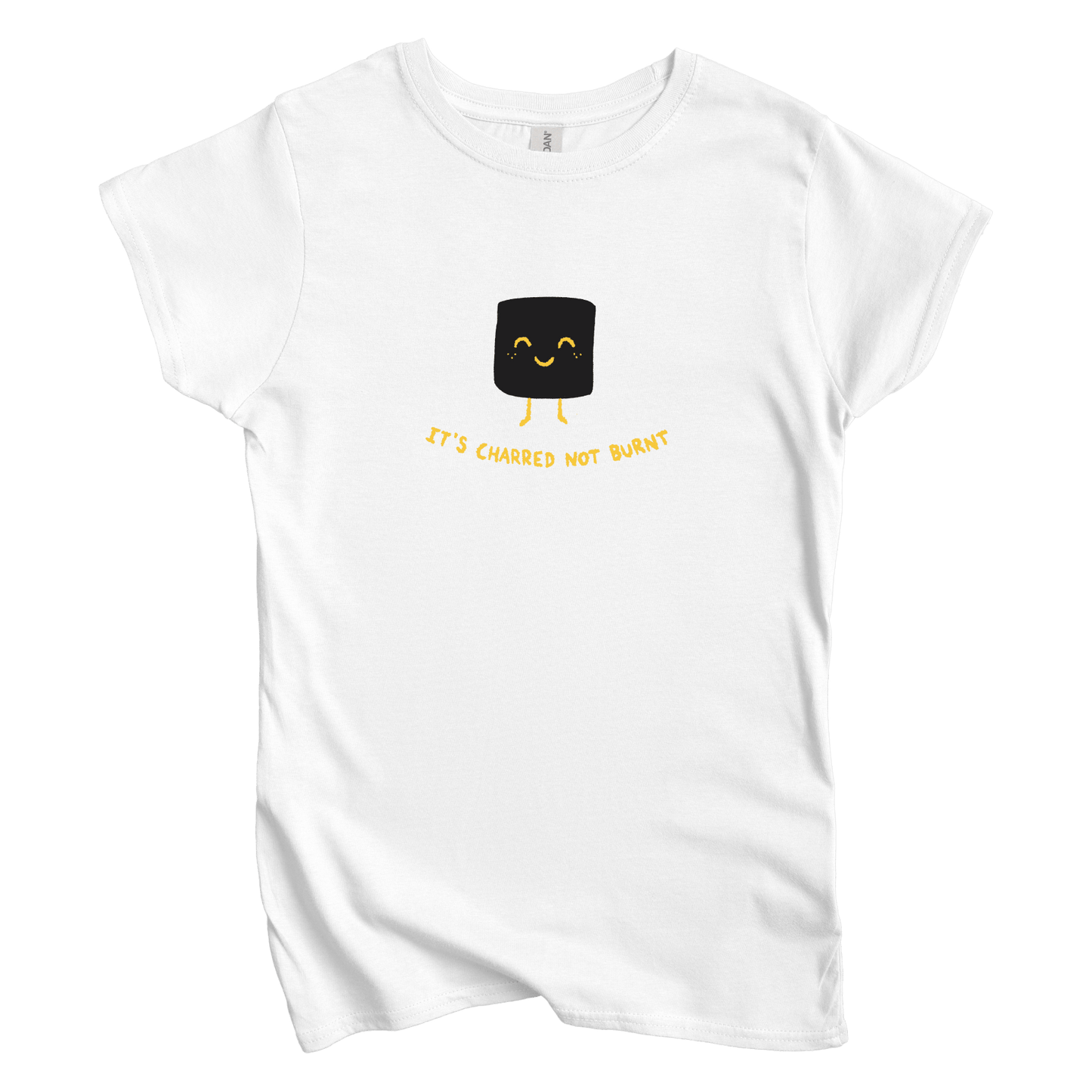 T-Shirts S / White It's Charred not Burnt Women's Tee