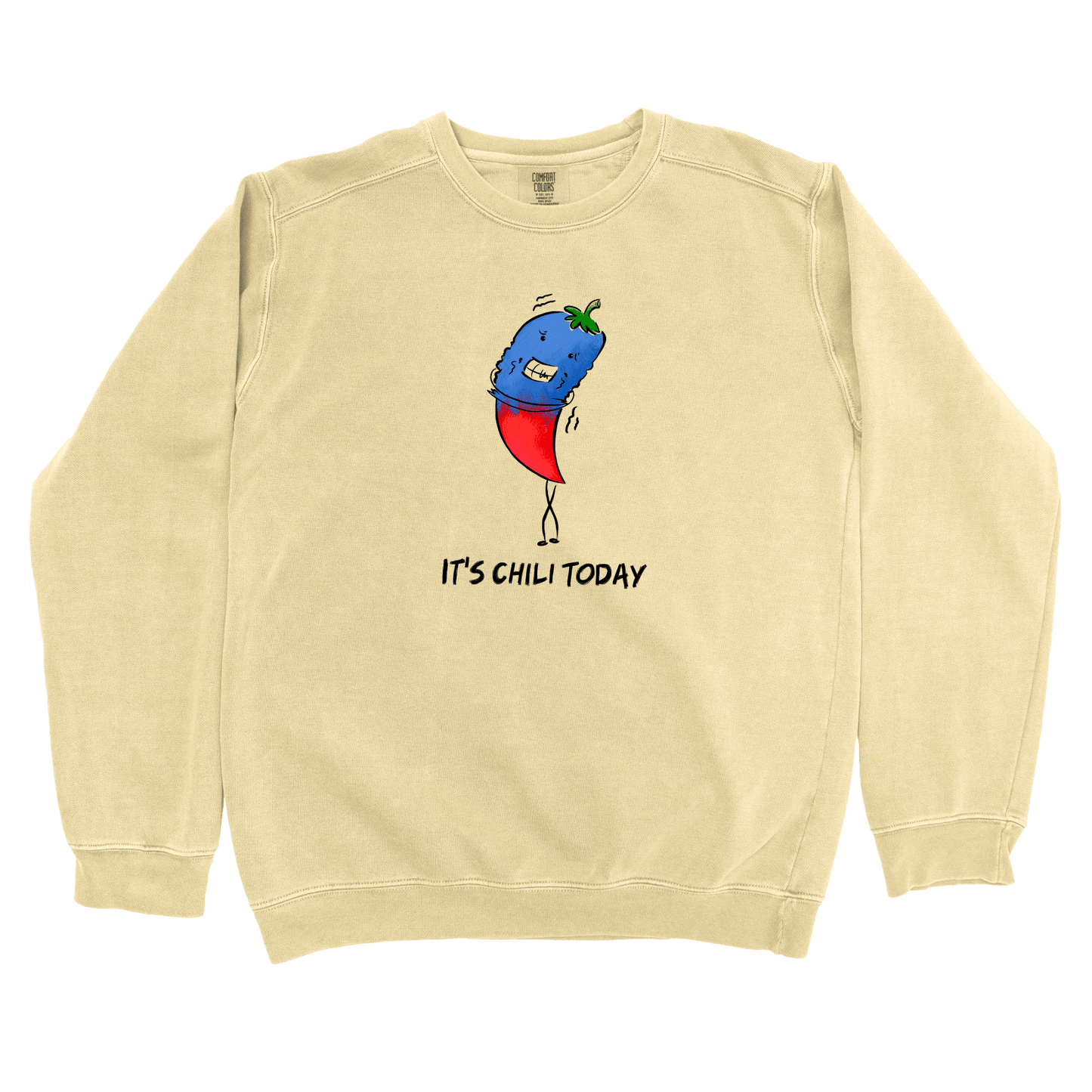 Sweatshirt Butter / S It’s Chili Today: Micro Barbi Sweatshirt