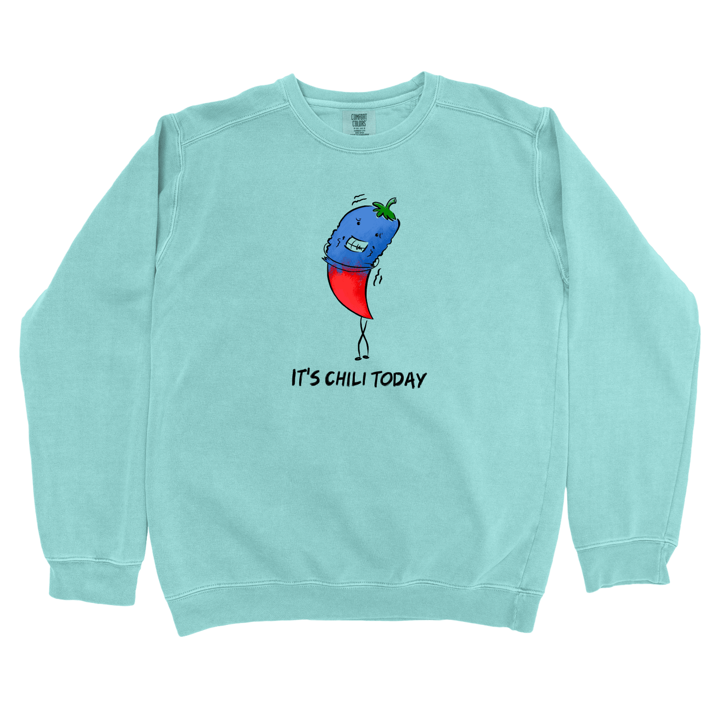 Sweatshirt Chalky Mint / S It’s Chili Today: Micro Barbi Sweatshirt